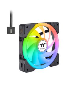 Thermaltake 841163089361 swafan ex12 argb gabinete de la computadora enfriador aire 12 cm blanco 3 pieza(s)