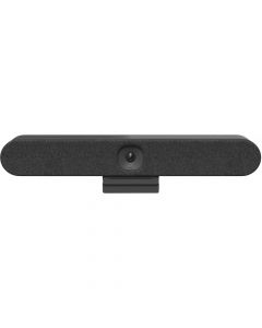 Logitech 960-001485 rally bar huddle, sistema de videoconferencia todo-en-uno, 4k, wifi y autonomo, para espacios reducidos salas pequeñas