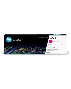 Hp W2223A cartucho de tóner original laserjet 222a, magenta