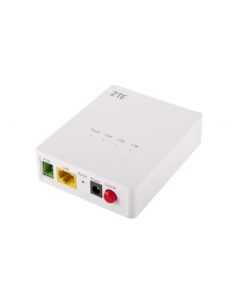 Zte F601 the zxhn is an itu-t g.984.x and g.988 compliant gpon optical network terminal (ont) with one 10/100/1000 mbps ethernet port for ftth scenario, provides 2.488 gbps downstream 1.244 upstream uplink interface.