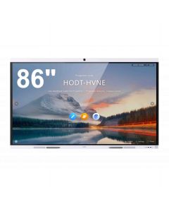 Huawei 55150939 ideahub b3, pantalla interactiva para colaboración inteligente, 86in, 4k uhd, harmony, wi-fi 6, seguimiento de voz, byom, administración desde la nube gratis, blanco jade