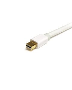 Mdpmm2mw Startech Cable De 2m Monitor Mini Displayport 1.2 Macho A Minidp Macho- Dp Blanco 4k