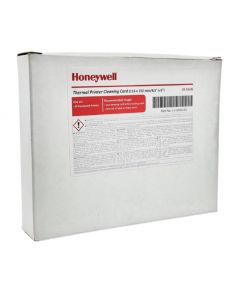 Honeywell 1-110501-00 tarjeta de limpieza para impresora industrial 4 pulgadas caja con 25 tarjetas