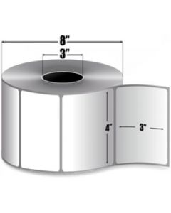 Zebra 10000302 Zperf 1000d 4x3 2000roll 4 Case