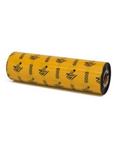 Zebra Technologies 06000GS11007-R - 4.33 x 244 6000 wax ribbon (each)