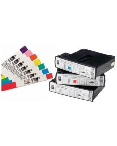 Zebra 10006995-7K etiqueta multipropósita z-band direct - 25,40 mm width x 279,40 longitud permanente adhesivo térmica amarillo polipropileno 200 / rollo 6 evidente de alteración, cierre adhesivo, libre látex, escaneable, perforado