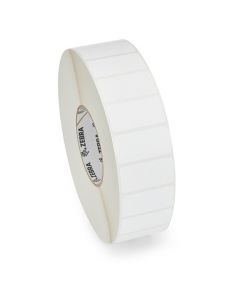 Zebra 10022927 label vinyl 2x1in (508x254mm); tt 8000t z-destruct coated permanent adhesive 3in (762mm) core 3000roll 1box plain