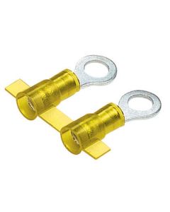 Panduit PNF10-6R-2K Terminal De Anillo Con Aislamiento Nylon Pan-Term,Ring,Funnel,Nyl,12-10Awg,#6,Re El2000