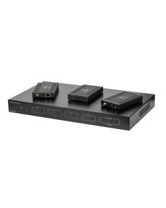 DigitaLinx DL-44E-H2-KIT 4x4 hdbt 18g matrix switch kitted with 3 receivers