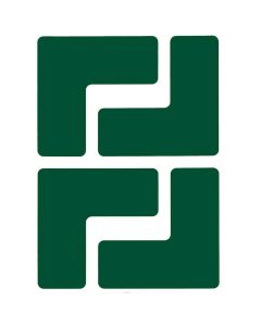 Brady 104431 2 In X 5 B514 Green Floor Ls 20pkg