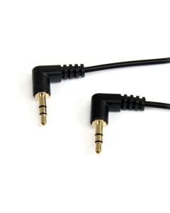 Mu3mms2ra Startech Cable 91cm Mini Plug A Jack 3.5mm Trrs En Angulo Derecho L Acodado - Negro