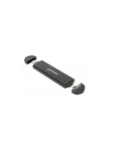 Manhattan 130639 gabinete usb a sdd m.2 nvme y sata