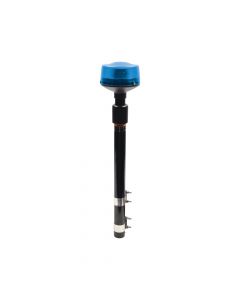 Epcom XMWL100B luz telescópica ultra brillante para motocicleta color azul