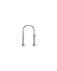 Charofil CHABRU38 abrazadera tipo u de 1 12" con acabado electro zinc no incluye tuercas y arandelas