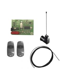 Came KIT-CME-WL kit receptor inalámbrico con antena  hasta 45m en linea de vista incluye dos controles y 3 metros cable rg58 para la