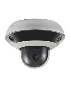 Hikvision DS-2PT3326IZ-DE3 mini panovu 2 megapixel  1 ptz 4x zoom + 3 lentes panorámicos 360° h.265 10 mts ir uso en interior dwdr soporta microsd