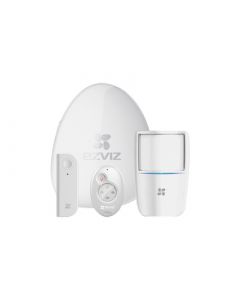 Ezviz BS-113A kit de alarma inalambrico  incluye: 1 hub, sensor pir, detector movimiento con acelerometro y control remoto monitoreo por aplicacion movil