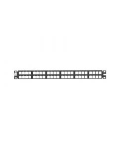 Panduit NKPP48HDY panel de parcheo modular alta densidad, keystone (sin conectores), identificación con etiqueta adhesiva, 48 puertos en 1 ur