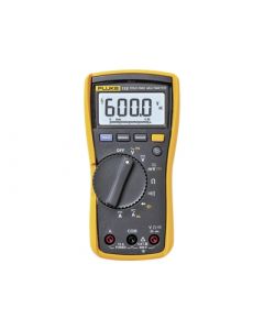 Fluke Fluke-115 multímetro digital para electricista, pruebas de capacitancia y diodos, uso con voltaje máximo 600 v, pantalla led retroiluminada