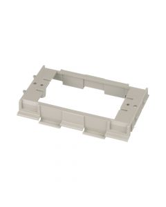Panduit T70DB-X soporte para montaje de faceplates en canaleta t70, pvc rígido, color gris internacional
