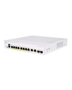 Cisco CBS350-8FP-2G-NA dispositivo de redes gestionado l2/l3 gigabit ethernet (10/100/1000) plata