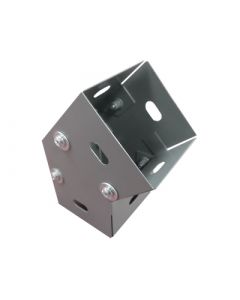 Charofil CH-DCH45100L derivación codo horizontal de 45 grados 100 x mm, fabricado en lámina acero al carbón