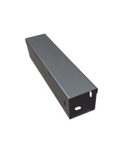 Charofil CH-DC-65X65L ducto cuadrado embisagrado 65 x cm fabricado en lámina de acero al carbón hasta 67 cables cat6  incluye cople con tornillería y 1 knock out por lado