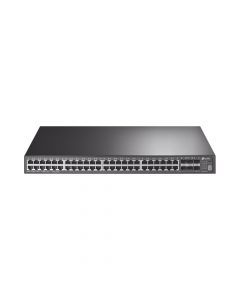 Tp-link T3700G-52TQ switch core jetstream administrable capa 3 48 puertos rj45 gigabit 4 sfp hasta ranuras sfp+ apilamiento de 8