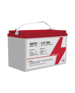 Epcom LI-100-12C batería de litio ciclo profundo 12.8 vcd 100ah (lifepo4)