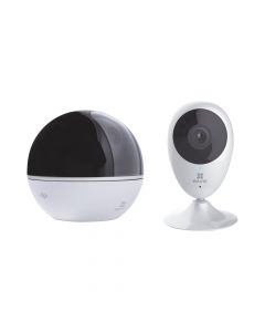 Ezviz EZ-360MKIT kit de camaras wifi, incluye 1 pieza ez-mino y c6tc  audio dos vias deteccion movimiento ranura para memoria con seguimiento inteligente