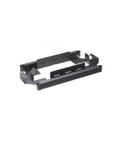 Panduit FSTHED soporte para apilar de 1 a 4 charolas empalme fst24s, compatible con paneles fmt y fmd, color negro