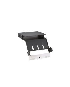 Panduit FCE2U panel de distribución fibra óptica, acepta 12 placas fap o fmp, bandeja deslizable e inclinable hacia abajo, hasta 288 fibras, color negro, 4ur