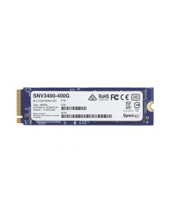 Synology SNV3400400G ssd 400gb nvme m.2 2280, diseñada para nas con ranuras integradas