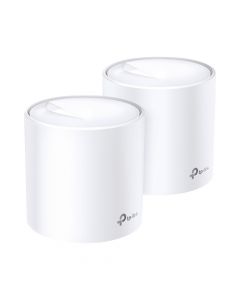 Tp-link DECOX20-2PACK kit de sistema inalámbrico deco x20 mesh para hogar doble banda wi-fi 6 (ax) puerto gigabit 2 antenas internas y compatible con amazon alexa