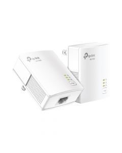 Tp-link TLPA7017KIT kit adaptador powerline gigabit ethernet tecnologia homeplug av2 1000mbps plug and play hasta 300 m dentro de casa 1 puerto 101001000 mbps y tamaño ultra compacto