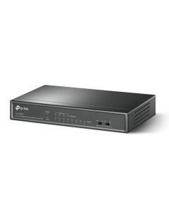 TL-SF1008LP Switch PoE no Administrable de escritorio 8 puertos 10/100 Mbps, 4 puertos PoE, 41 W, modo extensor PoE hasta 250 metros.