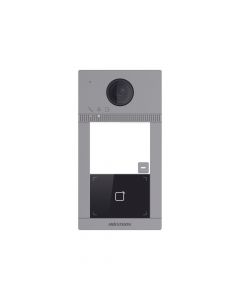 Hikvision DS-KV8113-WME1(B) videoportero ip poe estandar (ip65 + ik08) con llamada y apertura desde app hik-connect  soporta 1 departamento hasta 6 monitores tarjeta 2 puertas