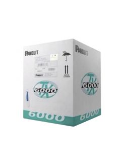 Panduit PUC6004OR-FE bobina de cable utp 305 m. cobre, tx6000 pannet, reelex, naranja, categoría 6 mejorado (23 awg), pvc (cm), 4 pares
