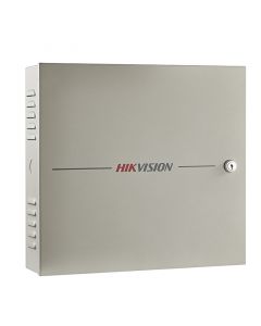 Hikvision DS-K2602T controlador de acceso  2 puerta 4 lectores huella y tarjetas integración con video 100,000 incluye gabinete fuente alimentación 12vcd 8a soporta batería respaldo