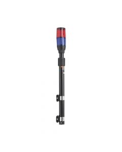 Epcom XMWL300RB luz telescópica ultra brillante para motocicleta, color rojo azul