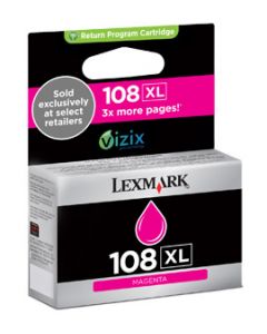 Lexmark 14n1070 Cartucho 100xl Magenta Alto Rendimiento 600