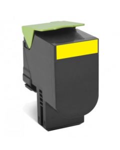 Lexmark 80c8hy0 Toner Amarillo Alto Rend Cx410 510 3000pag