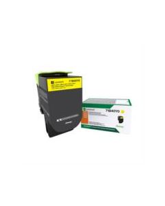 Lexmark 71b40y0 Toner Yellow High Yield 2.3 K