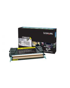 Lexmark c748h1yg 195042f Cartucho De Tóner Original Amarillo 1 Pieza(s)