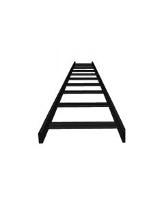 Charofil CH-ET1X4EP escalera tubular, tramo recto epoxica de 1.5" peralte  x 4" ancho, 3 m, ideal para centros datos