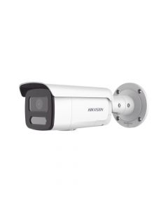Hikvision DS-2CD2T47G2-LSU/SL(C) ds-2cd2t47g2-lsu sl(c) [ protección activa ] bala ip 4 megapixel  imagen a color 24 7 poe lente mm luz blanca 60 mts exterior ip67 intermitente y alerta de audio videoanaliticos (filtro falsas alarmas) wdr 130 db captura f