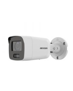Hikvision DS-2CD2087G2-L(U)(C) bala ip 8 megapixel  imagen a color 24 7 poe lente 2.8 mm luz blanca 40 mts exterior ip67 wdr 130 db captura facial videoanaliticos (filtro de falsas alarmas) micrófono integrado