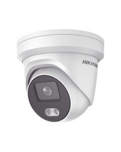 Hikvision DS-2CD2387G2-L(U)(C) turret ip 8 megapixel  imagen a color 24 7 lente 2.8 mm luz blanca 30 mts wdr 130 db exterior ip67 micrófono integrado captura facial videoanaliticos (filtro de falsas alarmas)
