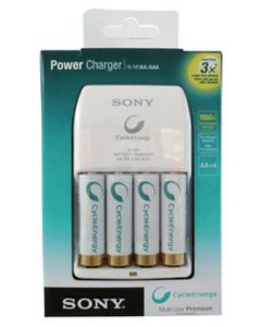 Sony 10253 Generico Cargador De Pilas Aa Y Aaa (2100 A 2000 Mah)