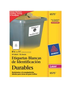 Avery 6575 Etiqueta De Impresora